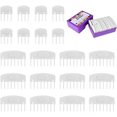 Blocking Needles and Knitting Blocker Set, Blocking Combs for Knitting, Knitting, Combs for Sewing, Knitting, Crochet and Crafts, 20 Pieces
