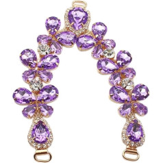 10 x 115 mm Coloured Gold Base, Water Drops, Acrylic Glass, Rhinestones, Flip Flops, Sandals, Collar, Decoration, Accessories
