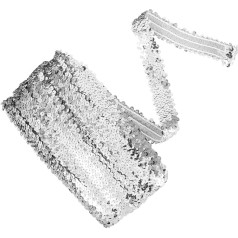 Homoyoyo Dekorativer Paillettenbesatz Elastischer Kleiderbesatz Für DIY Dekoration Kleider Vorhänge Und Tischdecken Hochwertige Verzierung Für Projekte