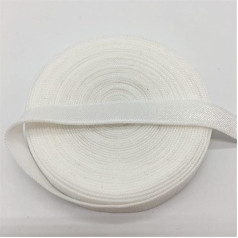 4.5m 10mm Elastic Cord Fold Over Elastic Spandex Satin Ribbon DIY Lace Trim 4.5m