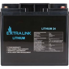 Akumulators lifepo4 24ah 12.8v bms ex.30424