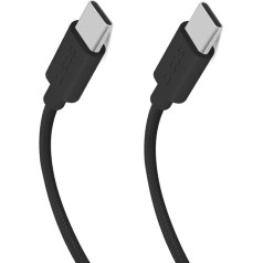 SBS Pīts USB-C kabelis 60W 1,5 m - melns