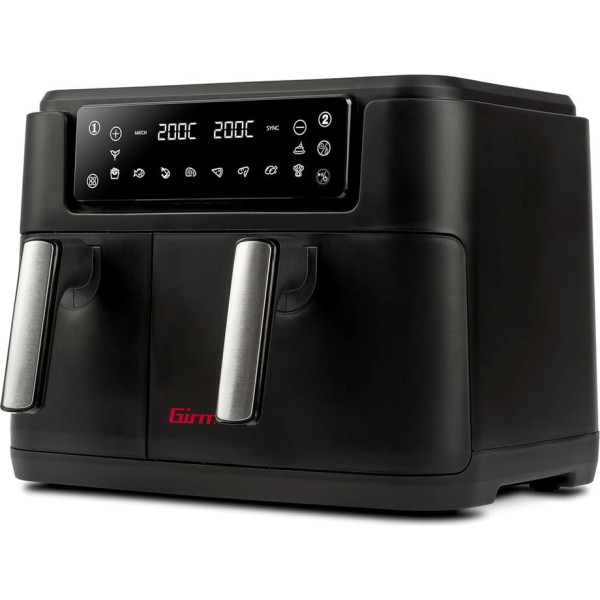 Divu kameru fritēze bez taukiem girmi fg26