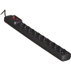 Effiki Activejet pārsprieguma aizsardzības sloksnes kombinācija 9gn/3m/cz (10a; 2300w) 3m; krāsa melna