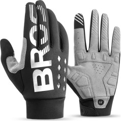 Rockbros Izolēti velosipēdu cimdi XL izmērs - melni pelēki