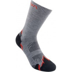 Zeķes HIKING Socks S Carbon/Mountain Red