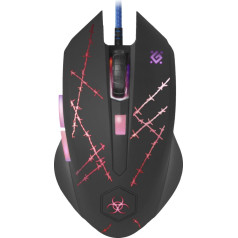 vadu pele forced gm-020l 800/1800/2400/3200 dpi 6p + paliktnis + spēle 52020