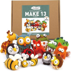 Fedmut Needle Felting Set Animals