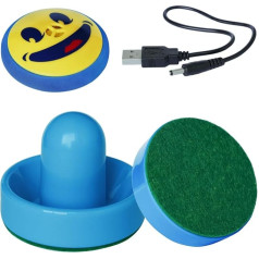 Air Hockey Hover Puck for Children, Mini Electric Floating Hockey, Novelty Tabletop Rechargeable Hockey Hover Puck for Children