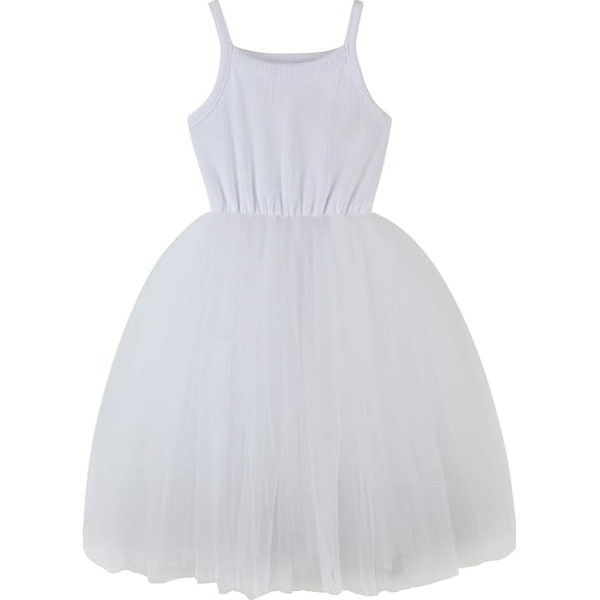 BTGIXSF Baby Girls Long Sleeve Sleeveless Tulle Tutu Dress