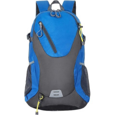 LIUHLFSR 40L Large Travel Backpack Capacity Casual Men Women Outdoor Bag Waterproof Mountaineering Cycling Bag Hiking Sports Backpack Suitable for Camping, Outdoor, Hiking (Blue)