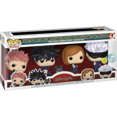 Funko Pop! Animation: Jujutsu Kaisen - Satoru Gojo - 4Pk - Vinyl Collectible Figure - Gift Idea - Official Merchandise - Toy for Children and Adults - Anime Fans - Model Figure for Collectors