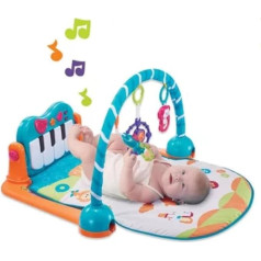 Auby Circus Gym Soothing Musical Toy for Baby, Gift from Birth Hanging Baby Toy for 3 4 5 6 7 8 9 10 Months FR461113