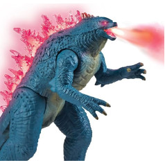 Giochi Preziosi Godzilla for Kong The New Empire - Giant Godzilla 35 cm Movable, Very Detailed with Lights and Atomic Bubble, for Children from 4 Years, as in the Film