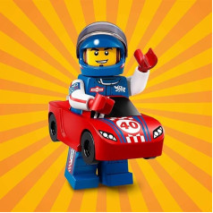 LEGO 71021 Series 18, #13 Race Car Guy Minifigure