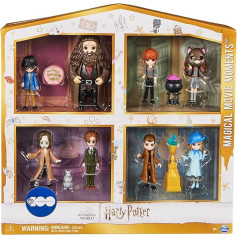 Wizarding World, WB Harry Potter 100th Birthday Gift Set with 8 Figures and 5 Doll Accessories