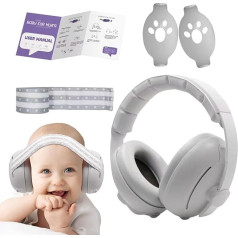 Shurzzesj Toddler Earmuffs - Kids Ear Protection Headphones for Sleeping, Soundproof Hearing Protection, Soft Earmuffs for Kids Aged 3-48 Months