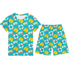 Baby Kleidung Jungen Monate Jungen-Outfits und -Sets für den Alltag und Partys. Bequemes, stylisches 2-teiliges Outfit für Kleinkinder im Alter von 3 bis 13 Jahren. (Sky Blue, 3-4 Years)