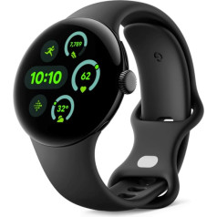 pixel watch 3 41mm bt obsidiāna melns