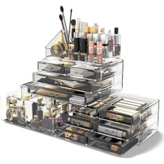 Makeup Organiser/Cosmetic Storage Box/Makeup Storage Box in 4 Layers, Suitable for Bedroom and Bathroom