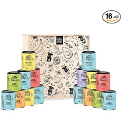 Just Spices Highlight Spice Box, 16 Popular Spice Mixes, in High-Quality Wooden Box, Spice Box