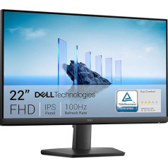 Dell 22 Monitor - SE2225HM, Full HD (1920 x 1080), 100Hz, VA, 5ms, VESA (100 x 100 mm), HDMI, VGA, Black