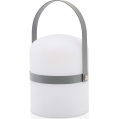 LUUK LIFESTYLE Scandinavian Design Table Lamp, Led Outdoor Garden Lamp, Lantern, Lamp, Led Light, Patio, Lantern Indoor, Outdoor, Dimmable, Rechargeable, USB Connection