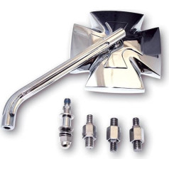 HIGHSIDER Iron Cross Mirror Chrome-Plated