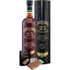 Ron Centenario 25 Gran Reserva | Geschenkset mit Kartenetui | Hergestellt im Solera-Verfahren und liebevoller Handarbeit | 700ml