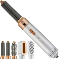 ProfiCare® Hot Air Brush | 4-in-1 Hair Styler for Curls, Volume, Straightening and Drying | 1000 W Round Brush Hair Dryer | Hair Dryer Brush 3 Levels | Includes Organiser for Storage | Airstyler PC