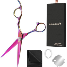 Aolanduo Prime Hairdressing Scissors (6 Inch) with Super Convex Edge, AICHI JP440C Hair Cutting Scissors, Durable, Smooth Movement and Fine Hair Cutting Scissors for Salon (Classic)