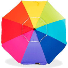 CREVICOSTA QUALITY MARK MARCAS DE CALIDAD Parasol 200 cm with Spiral and Pole Complete Pride, Pink