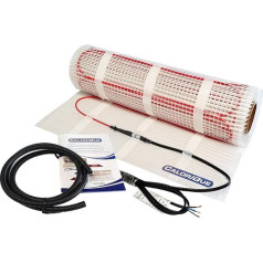 CALORIQUE Electric Heating Cable Mat - 20.0 m² (2 x 10 m²) - Economical Electric Underfloor Heating 150 W/m² - Twin Technology - Renewable Energy Sources [Energy Efficiency Class A +++]