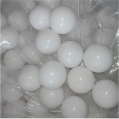 50 Stück weiße POM Kunststoffkugeln, Präzisions-Kugeln, solide Kugeln 2 2,38 2,5 2,778 3 3,175 3,969 4 4,5 4,763 5 5,556 6 6,35 6,95 von 7 mm bis 25,4 mm (10 mm)