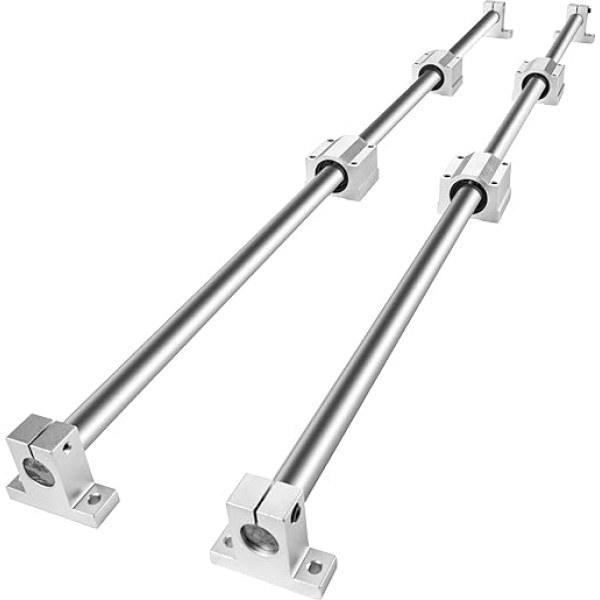 VEVOR Linear Guide Rail Set, SFC20 1000 mm, 2 Pieces 39.4