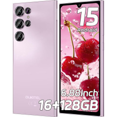 OUKITEL C61 Android 15 Smartphone Without Contract, 16GB + 128GB / 1TB Mobile Phone Without Contract, 6.88 Inch HD+ 90Hz Screen, 5150 mAh Mobile Phone Cheap, 13MP + 5MP, 4G Dual SIM Simlock-free