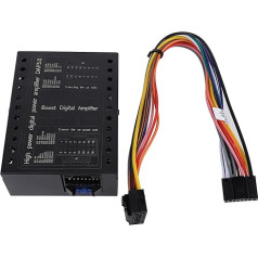 Tomotato Car Amplifier, DC12V 4 Channel Class A/B Car DSP Amplifier Box for Car Audio Stereo