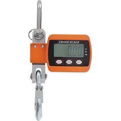 Electronic Crane Scale, Digital Hanging Crane Scale, Portable Mini Crane Scale, Digital Hanging Scale, Electronic Crane Scales with LED, Mini Portable Scales with Hooks, for Farm, Farm, Factory
