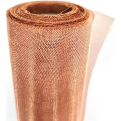 HSF Copper Braid, Antistatic Hardware Cloth for Filtering Impurities and Interferences Brass Wire Mesh Woven Sheet (Color : 300mesh, Size : 1x1m)