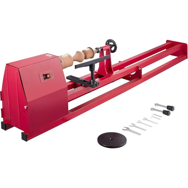 Wood Lathe 14 Inch Quick and Efficient (14 x 40 inch-B)