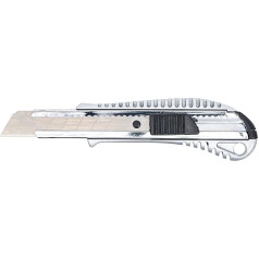 Retractable Knife, Diecast ZINC BODY, 18 mm Blade