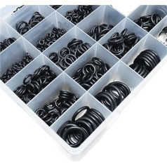 Insgesamt 3200 O-Ring CS1,0–3,1 mm Dichtungsscheibe, schwarzer NBR-O-Ring, Kfz-Reparatur, Sanitärdichtungen, ölbeständig, hohe Temperaturen(2.0mm (1set))