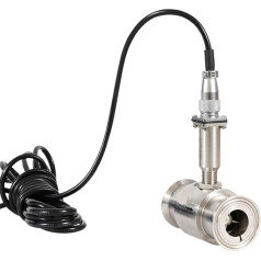 SVGVUBMUC SS316 Flow Meter Tri-Clamp Connection for Pure Water Flow Pressure Display (DN20(316)-DN40(304))