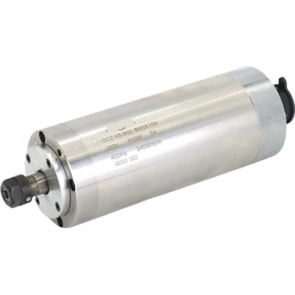 800W CNC-Spindelmotor 220V 5A wassergekühlt GDZ-65-800 ER11 24000U/min