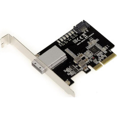 KALEA-INFORMATIQUE PCIe 2.0 Controller Card 4X 4 External SAS Ports SFF8088 + 1 Internal SATA Port with Chipset JMB585