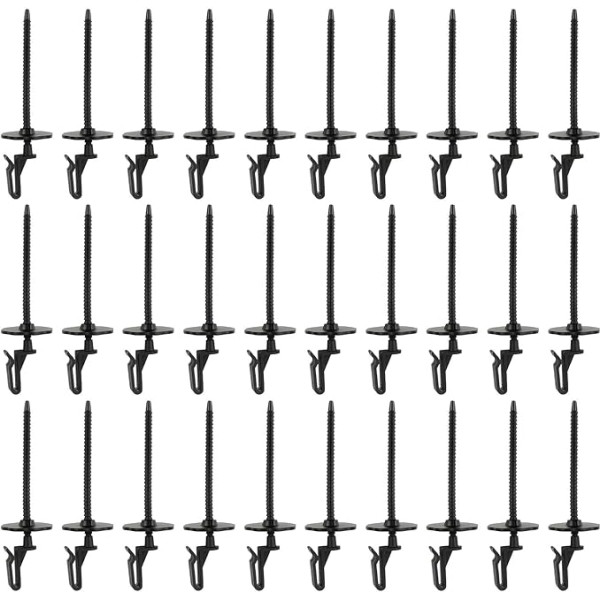 50 Pieces Solar Panel Bird Protection Fixing Clips, Nylon Wire Fence Fasteners, Animal Protection Roll Set for Solar Panels, Wire Mesh Panels, Animal Protection Clips for Bird Pigeon Fence
