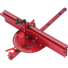 Tischkreissägen-Gehrungslehrensystem, Zaungenaues Graviermaschinenzubehör mit Endanschlag, Anwendbar auf 30 Mm oder 45 Mm T-Schiene, Flexible Verriegelung, Komplettes Zubehör