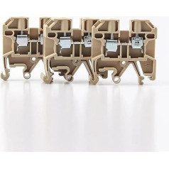 100pcs Din Rail Terminal Blocks SAK-2.5EN Connectors Screw Connection Conductors SAK2.5EN Wire Conductor 10pcs