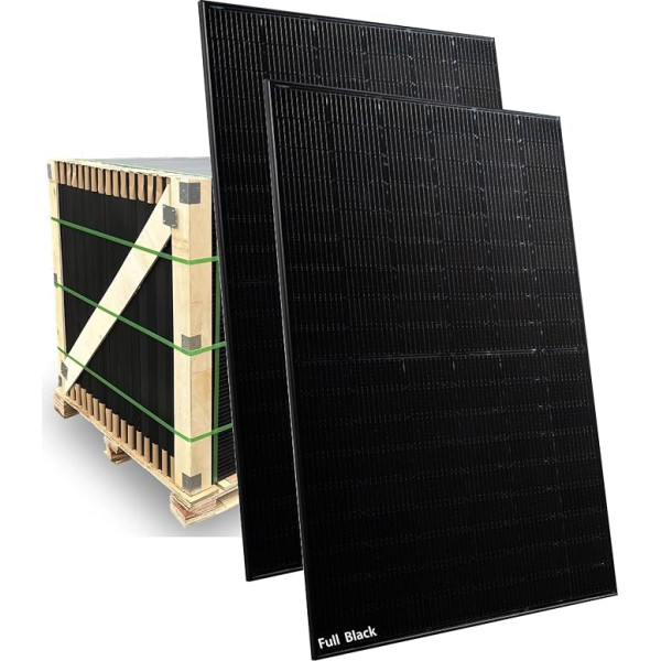 PLP TEK ® 2 x JA Solar Panel JAM54D41-440/LB 440 W N-Type Bifacial Solar Panels Glass N-Type Full Black (Tax Rate: 0% According to § 12 Paragraph 3 UStG)