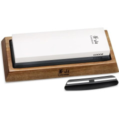 Cangshan 503800 Double-Sided Sharpening Stone Knife Sharpener, Grit 1000/6000
